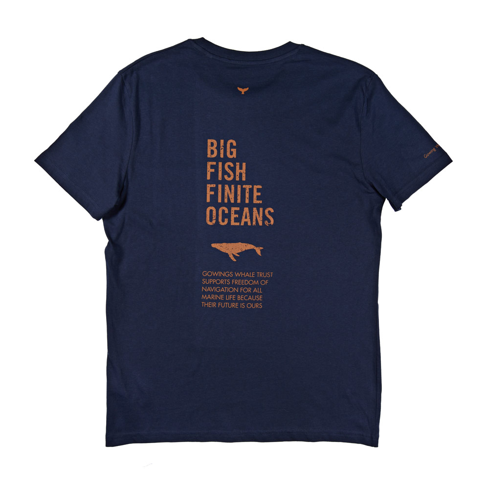 Navy Whale Trust Pocket T-Shirt – Gowings